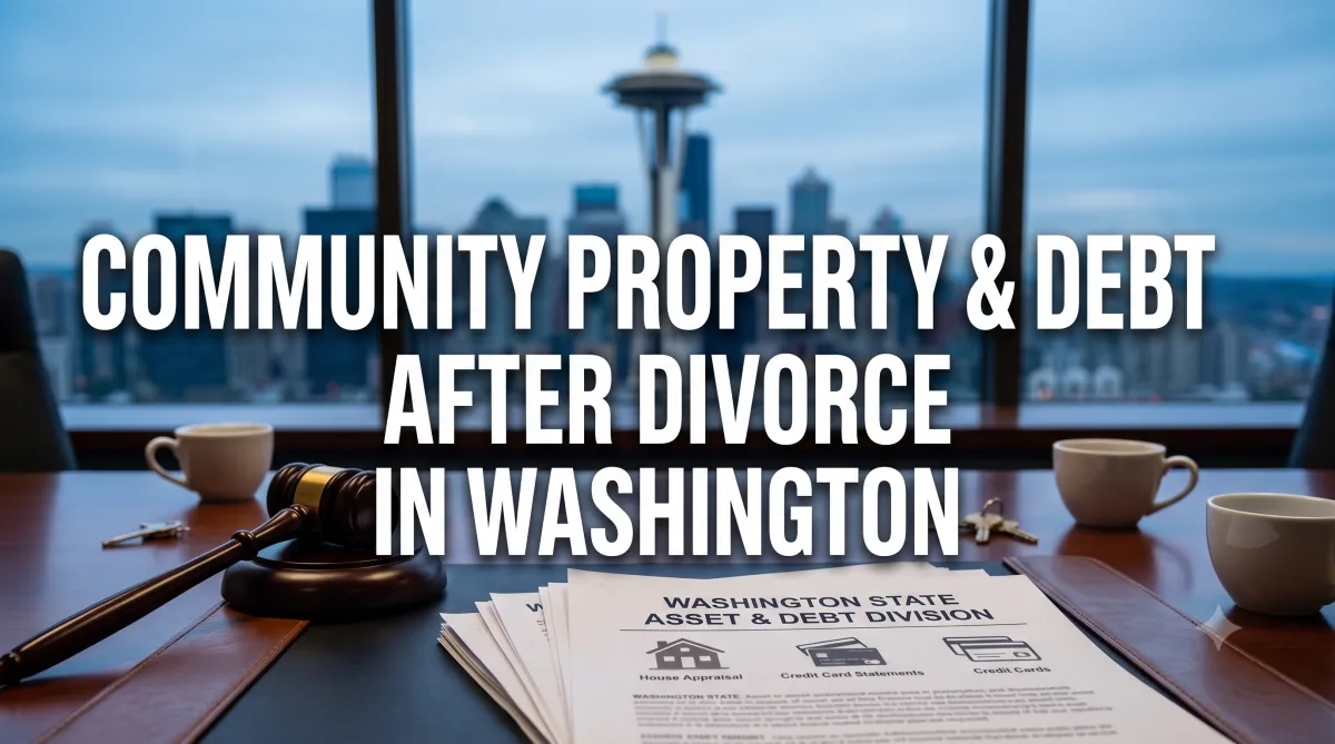 community property and debt Washington