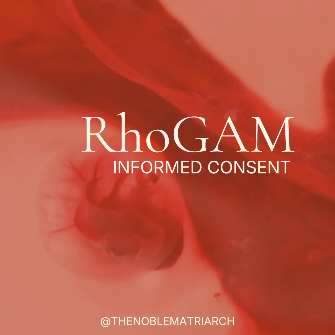 Informed Consent: RhoGAM
