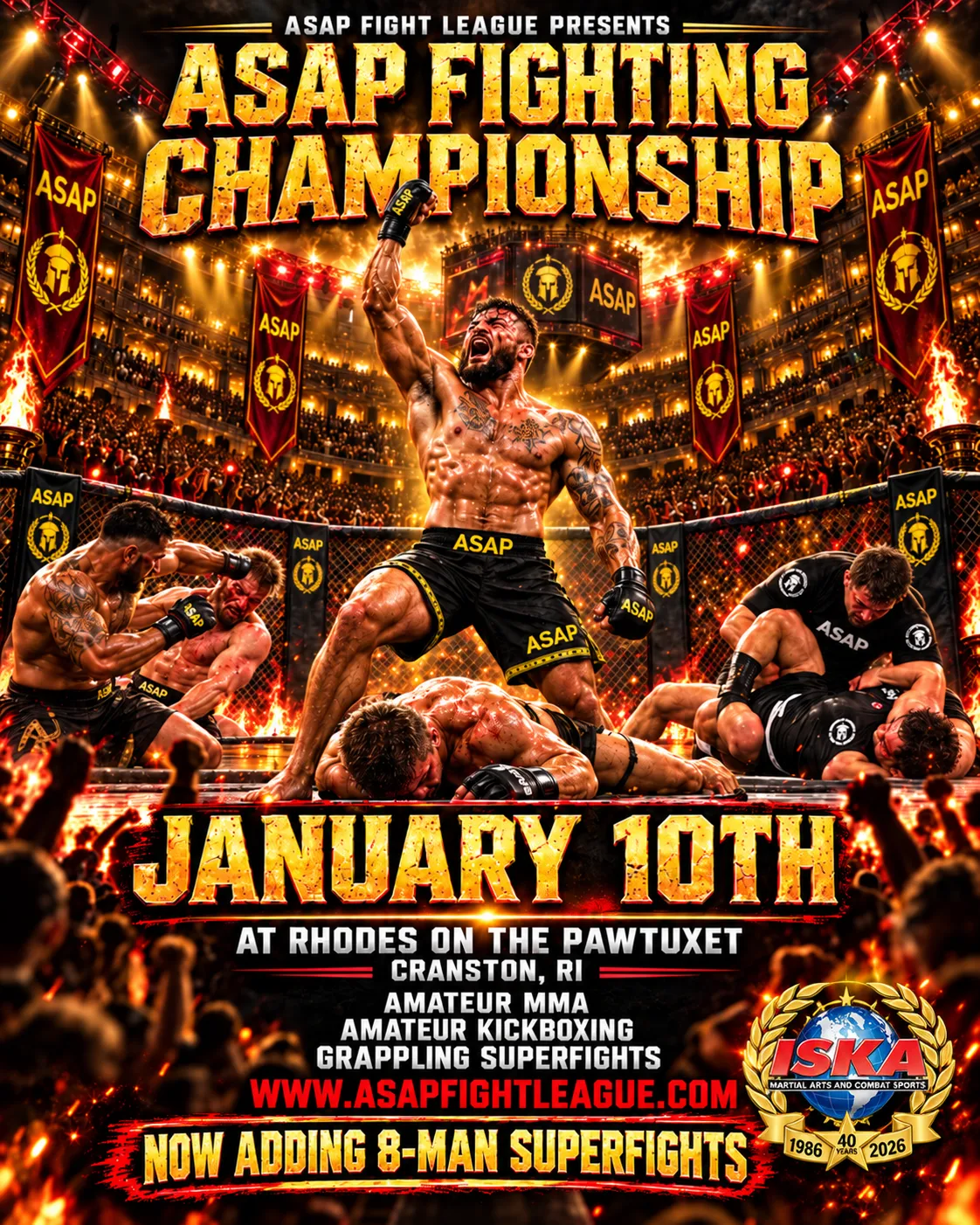 ASAP Fight League logo