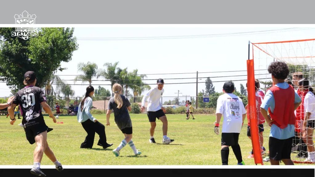 PROS MEET PARISH: Empire Strykers Bring Inspiration to St. Margaret Mary School Soccer Challenge