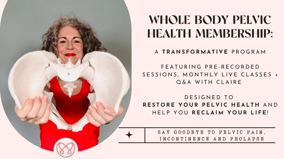 Sign up to the Whole Body Pelvic Health Method