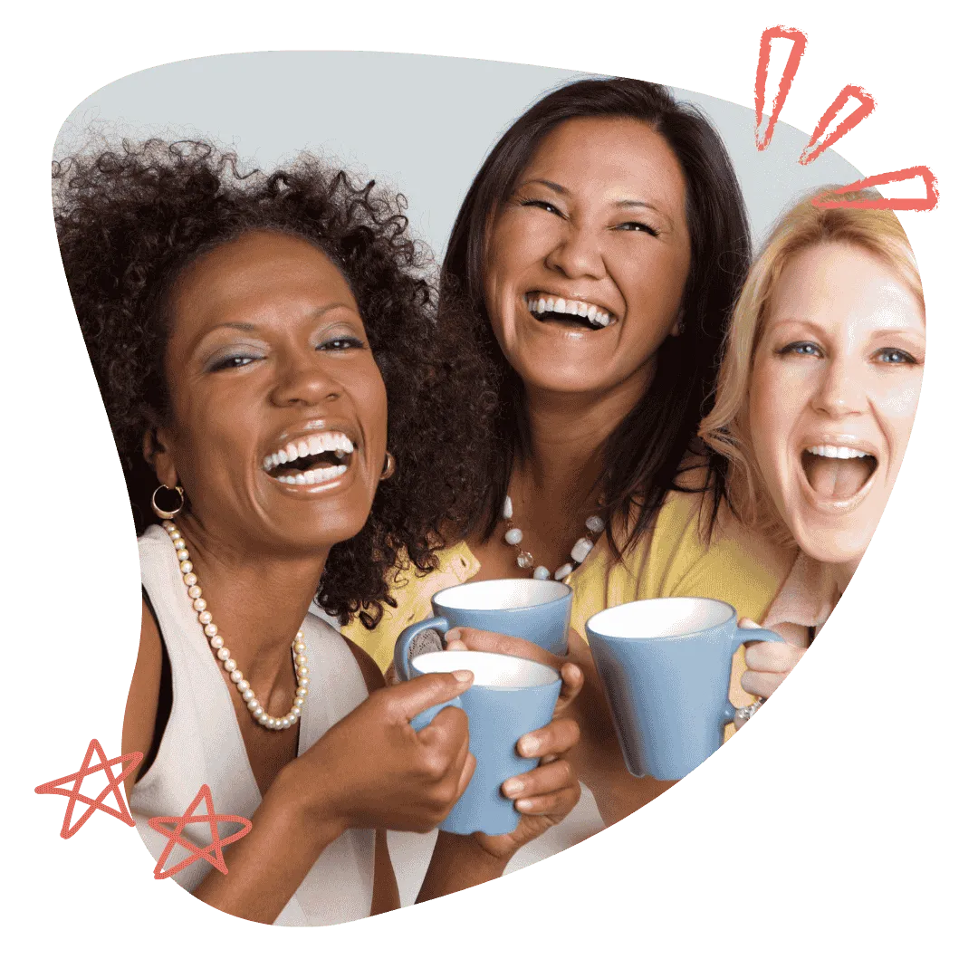 happy women with no pelvic floor symptoms
