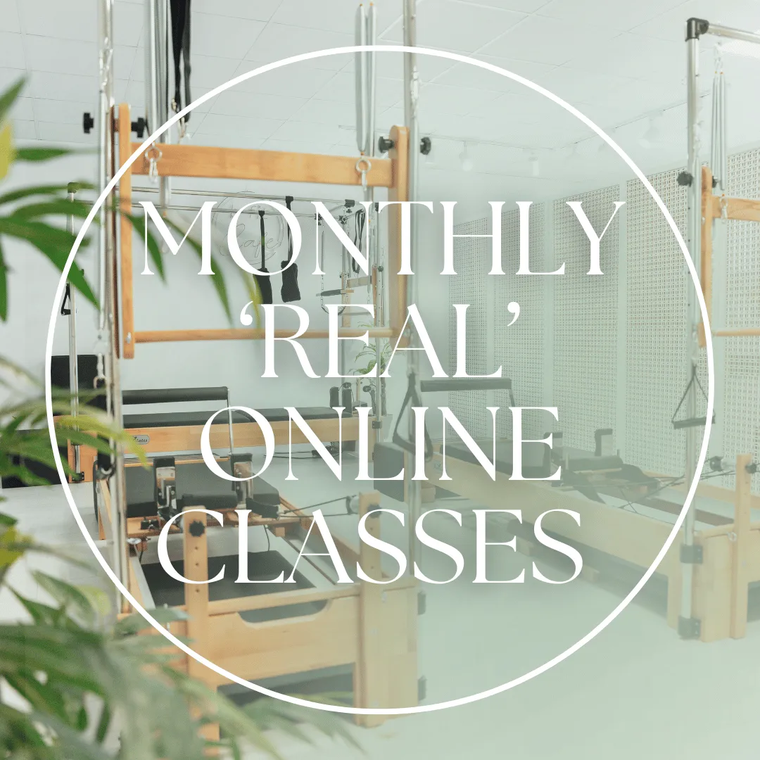 real online Pilates classes for teachers with Claire Sparrow