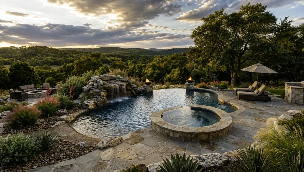 How Much Does a Custom Pool and Resort-Style Backyard Cost in the Texas Hill Country?