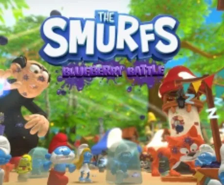 The Smurfs, Blueberry Battle logo