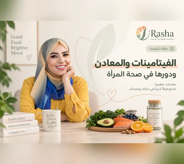الفيتامينات والمعادن المهمة لصحة المرأة