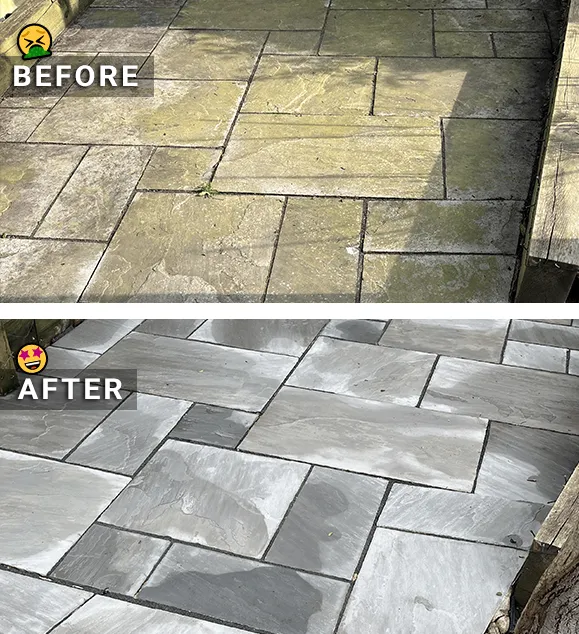 Patio Cleaning services in Royston.