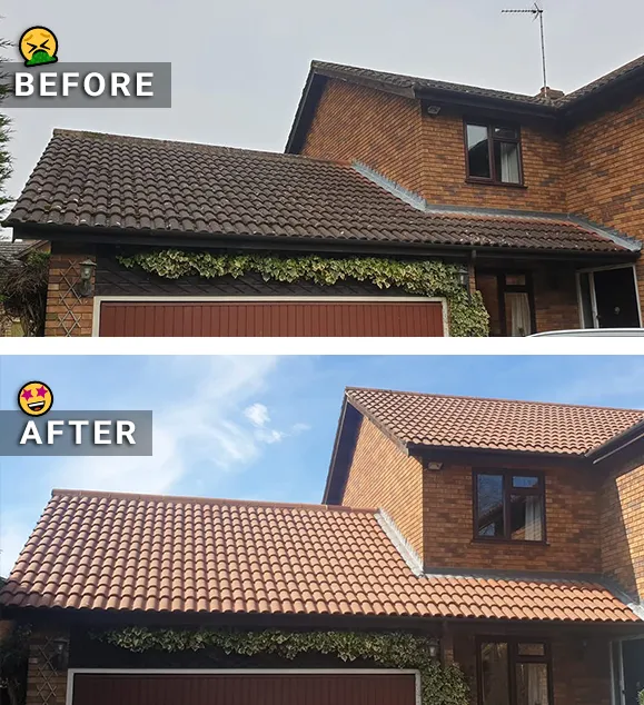 Roof Cleaning in Hertfordshire and Surrounding Areas.