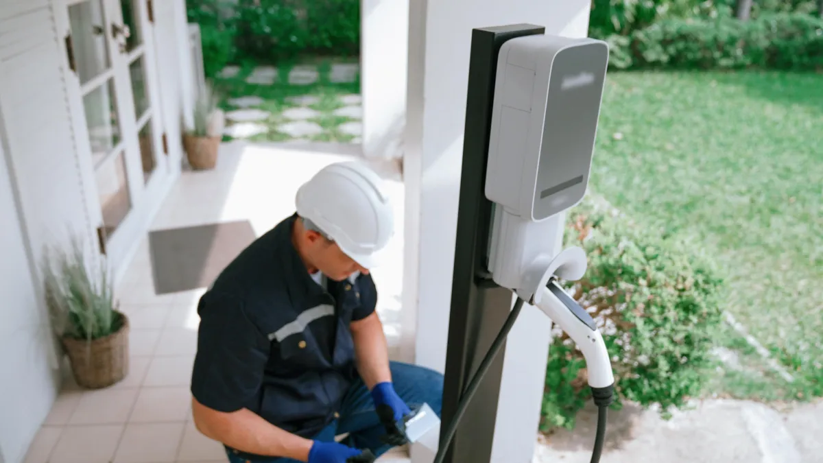 troubleshooting services for EV charging stations by preferred electric services