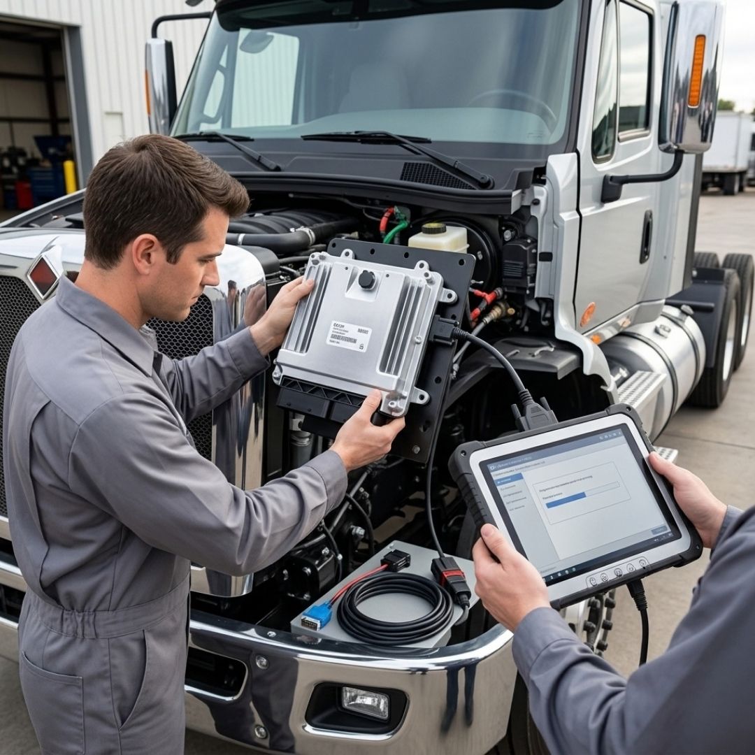 Electronic Module Programming and Replacement By I-55 Truck and Trailer Repair