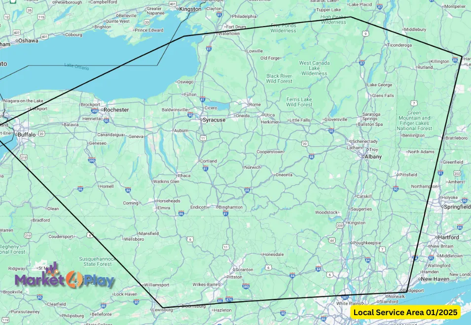 Local Service Area Map