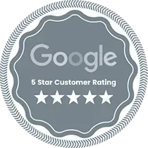 5-star Google Ratings Badge