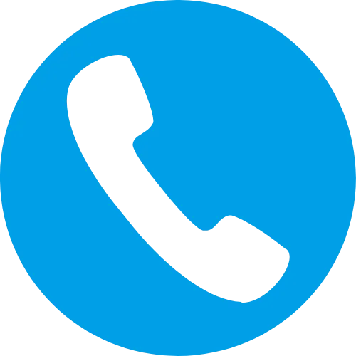 phone call icon blue