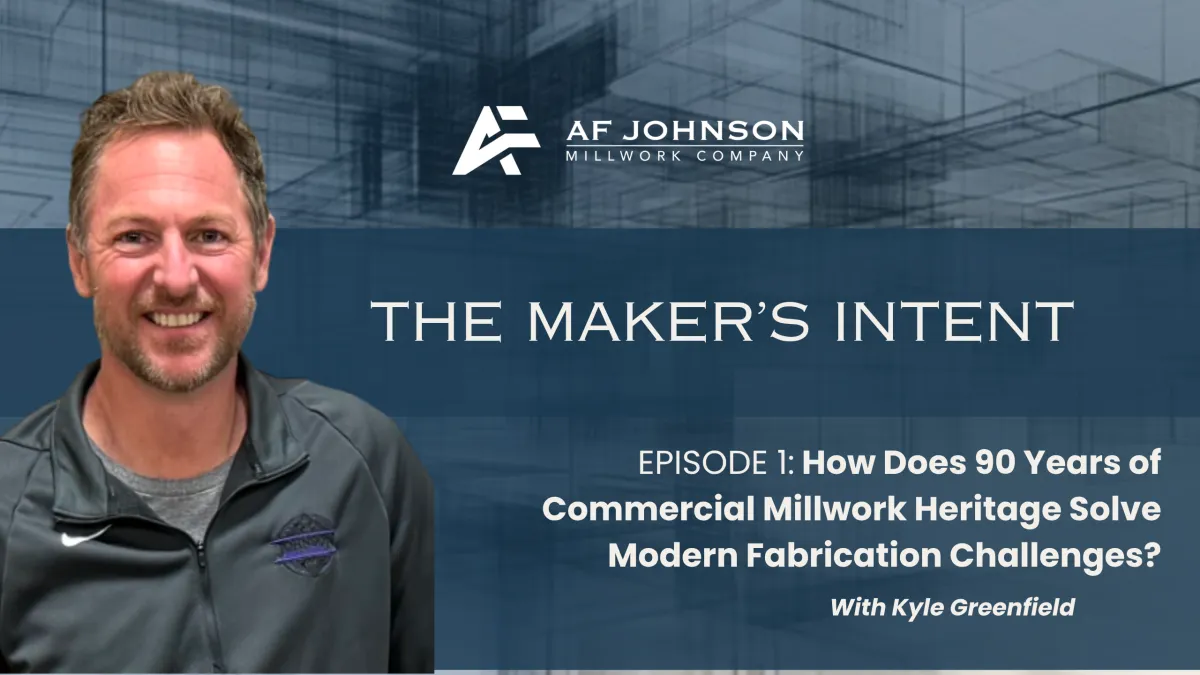 AWI Certified Custom Millwork for Complex Commercial Projects - AF Johnson