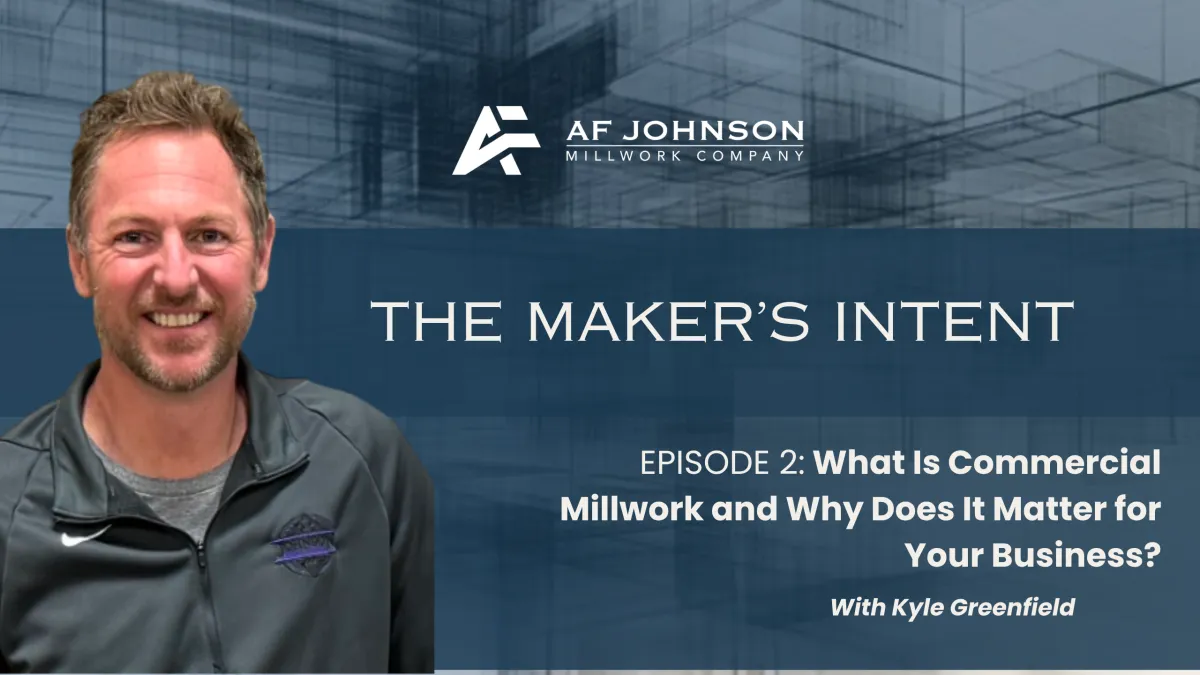 Integrated Commercial Millwork Solutions with Mixed Materials - AF Johnson