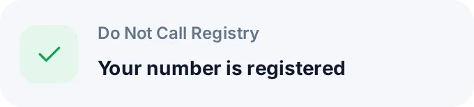 tcpa do not call badge