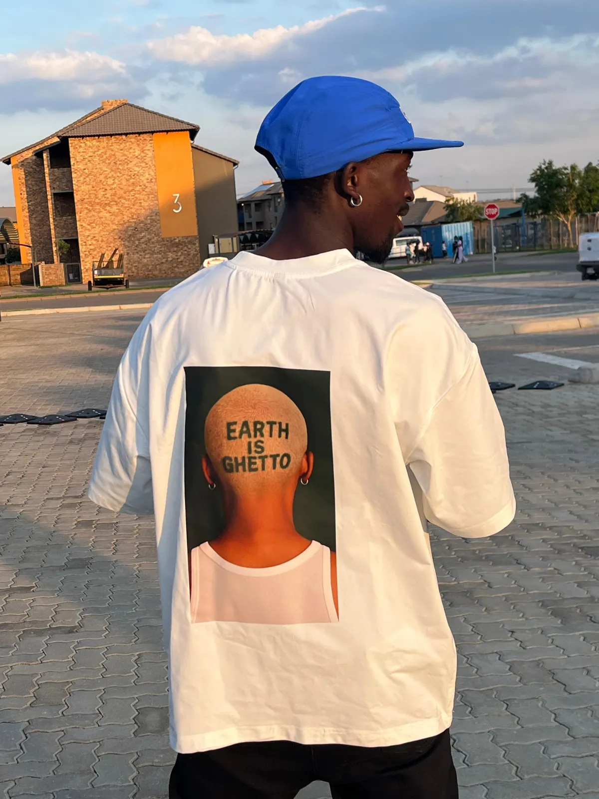 Editorial photography representing the raw Earth is Ghetto collection aesthetic