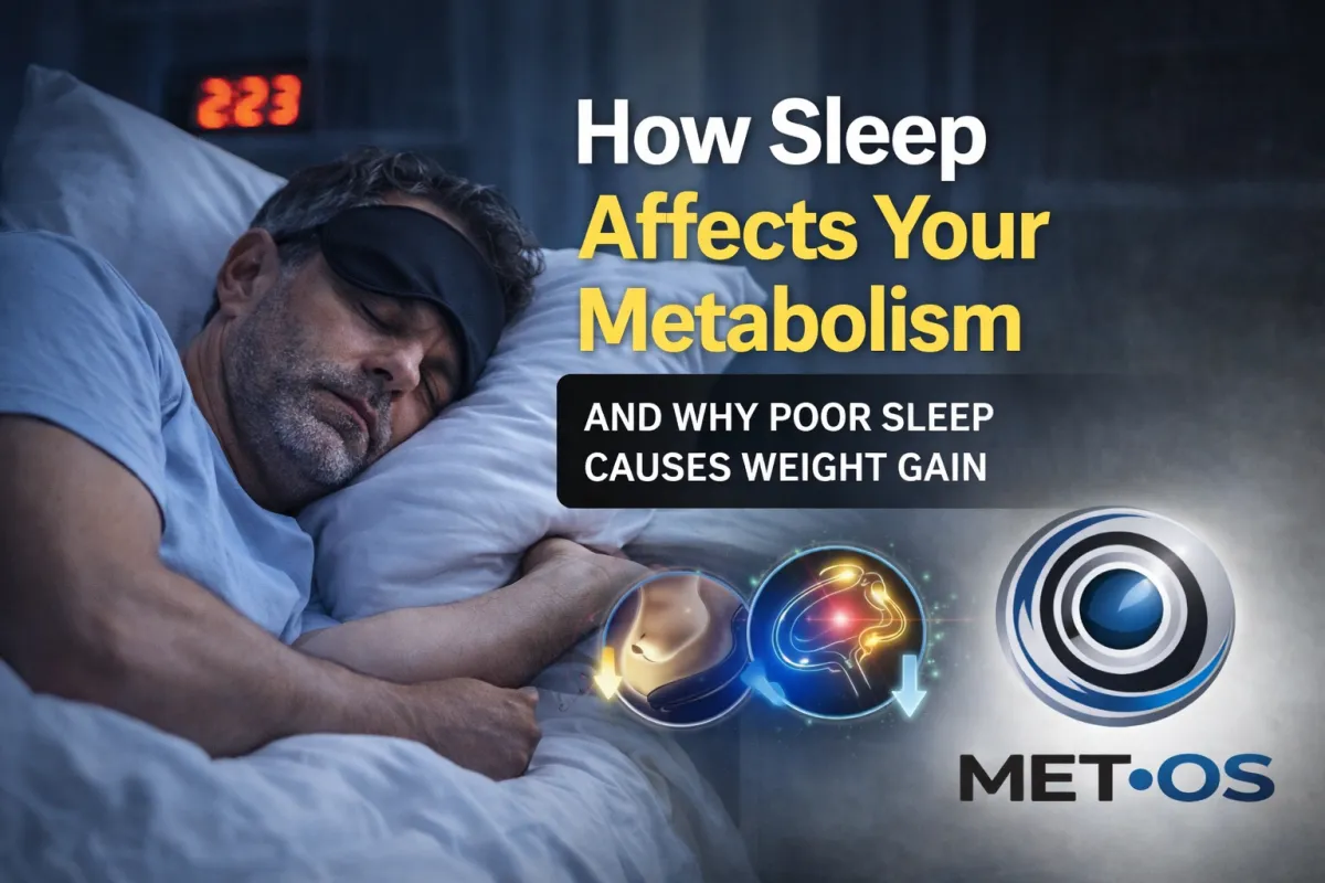 sleep and metabolism impact on fat loss and energy in men over 40