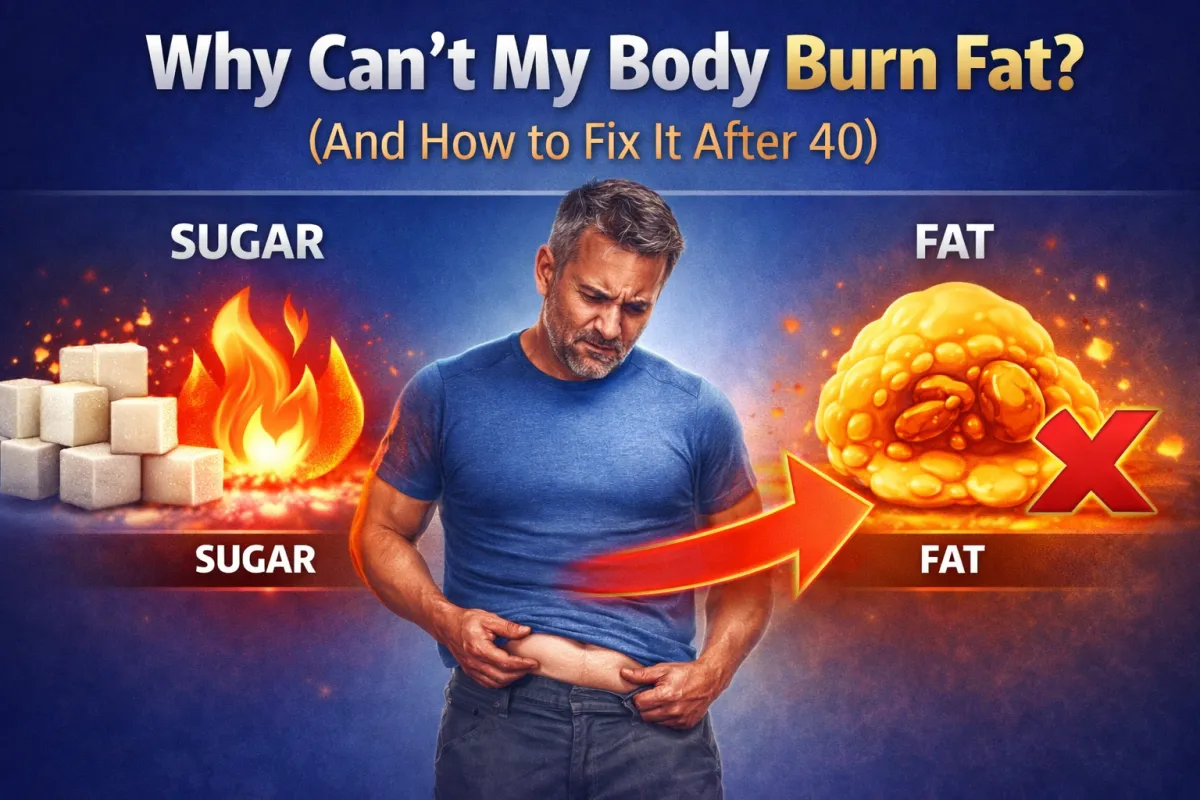 Why Can’t My Body Burn Fat? (And How to Fix It After 40)