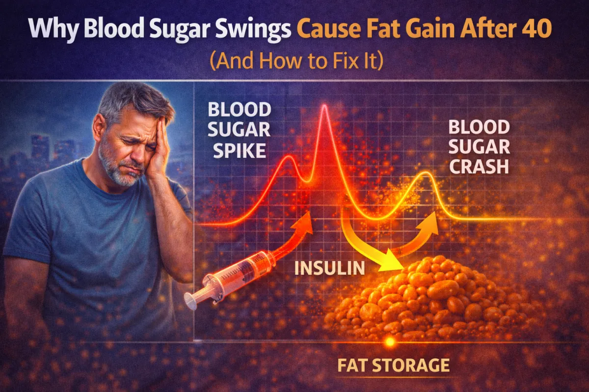 Why Blood Sugar Swings Cause Fat Gain (After 40)