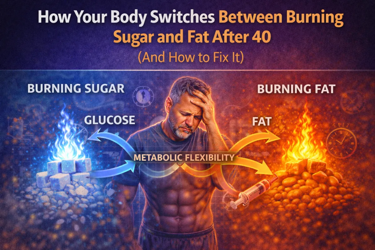 How Your Body Switches Between Burning Sugar and Fat (After 40)