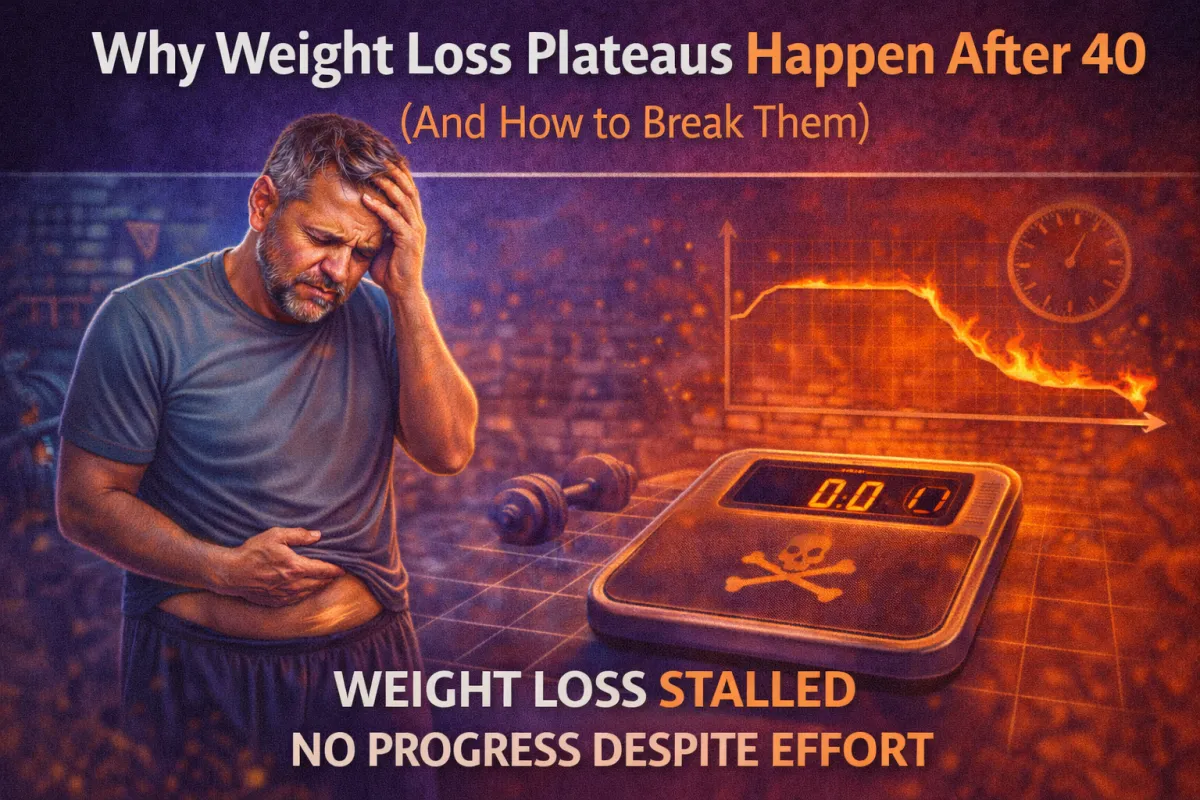 Why Weight Loss Plateaus Happen After 40 (And How to Break Them)