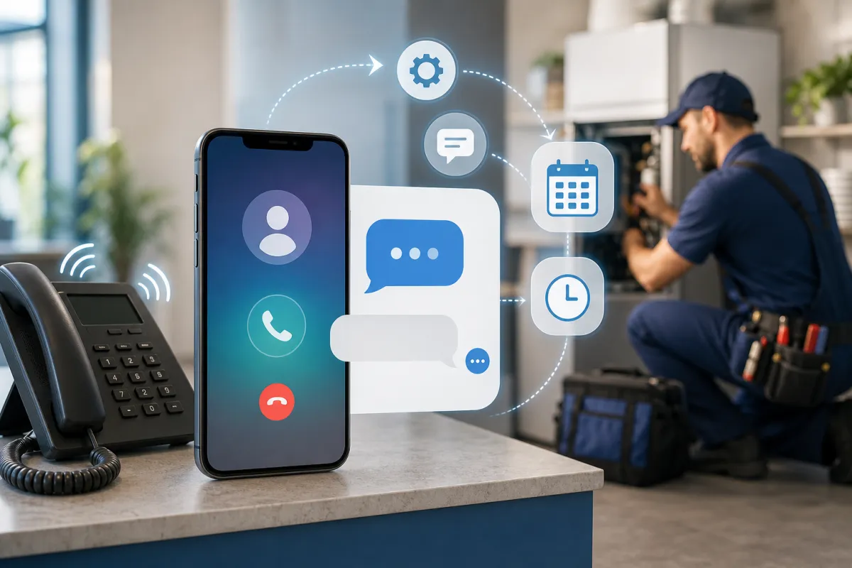 Small service business using Kalingo missed call text back to automatically reply to unanswered calls.