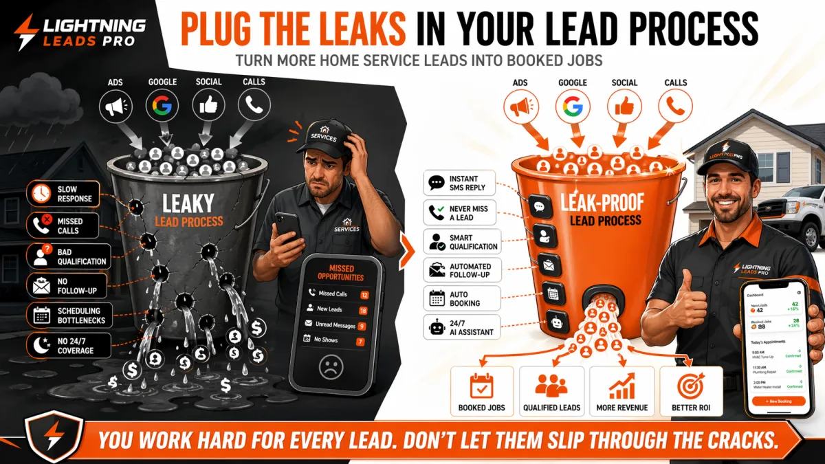 Home Service Lead Conversion: How to Stop Losing Leads Before They Book
