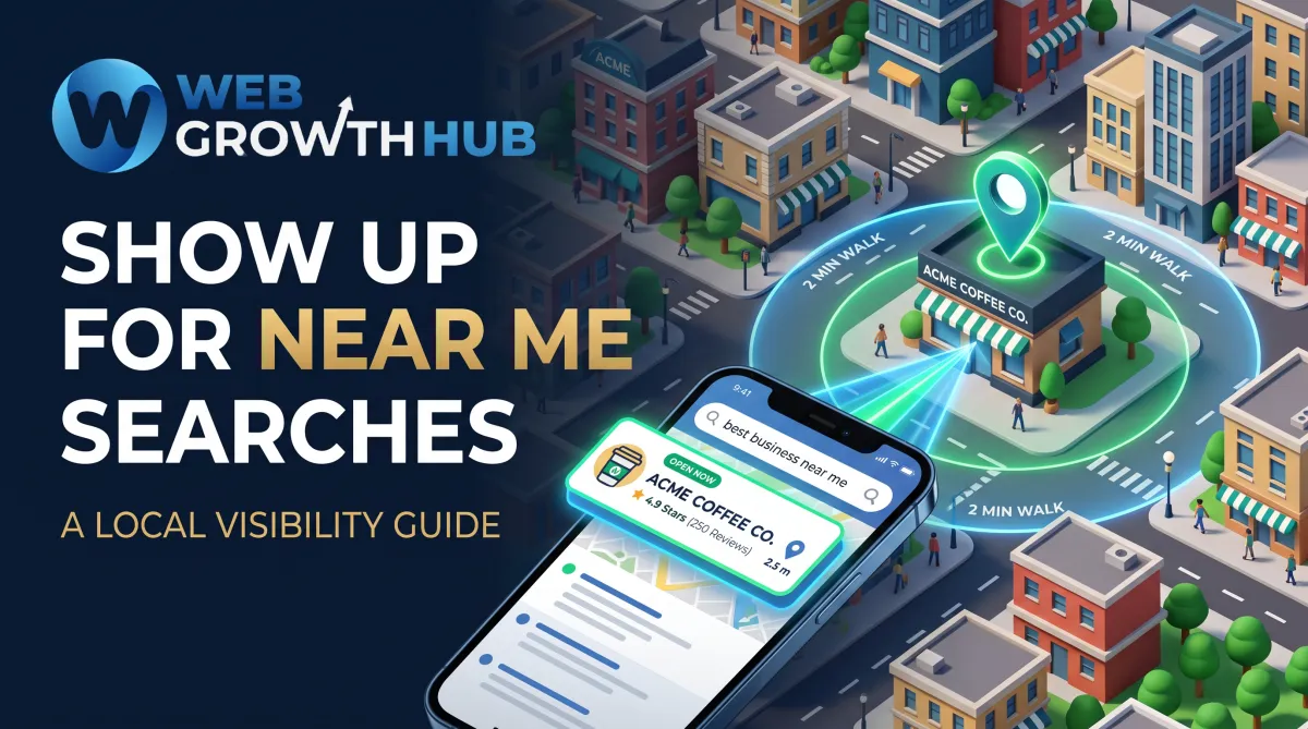 How to Get Your Business to Show Up When Someone Searches “Near Me”