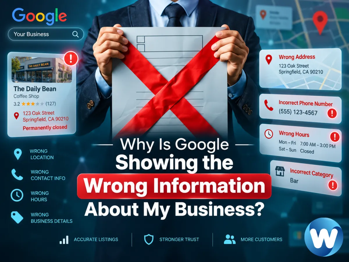 Why Is Google Showing the Wrong Information About My Business?