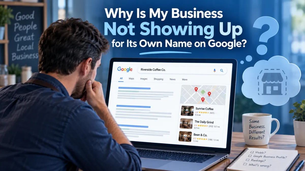 Why Is My Business Not Showing Up for Its Own Name on Google?