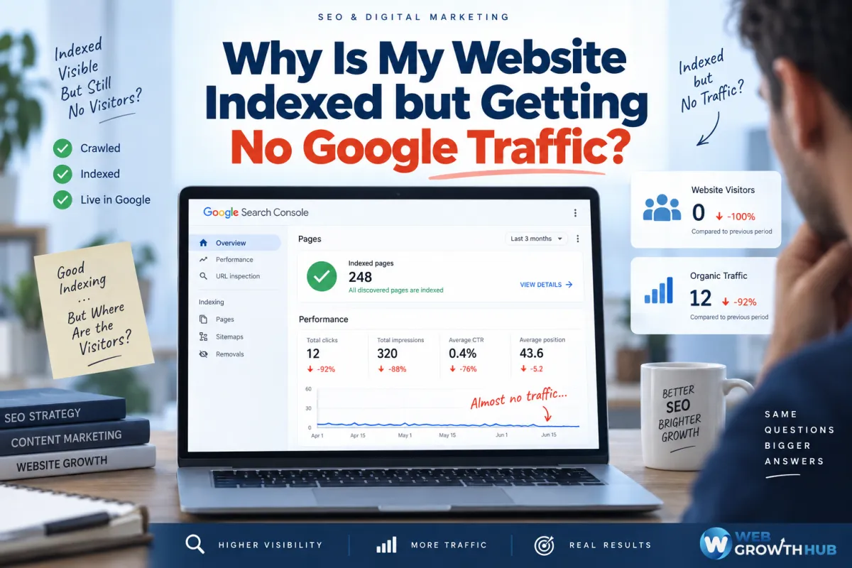 Why Is My Website Indexed but Getting No Google Traffic?