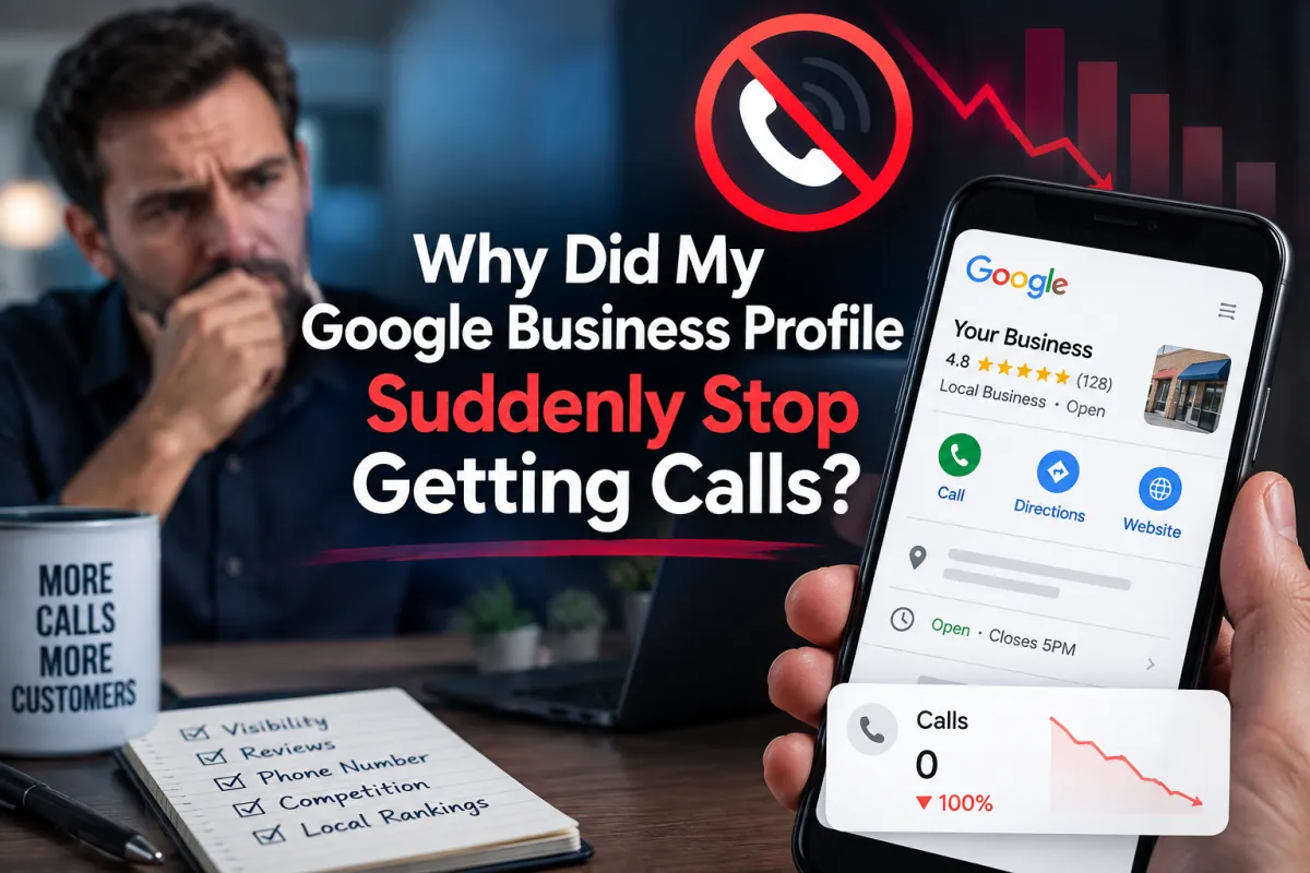 Why Did My Google Business Profile Suddenly Stop Getting Calls?