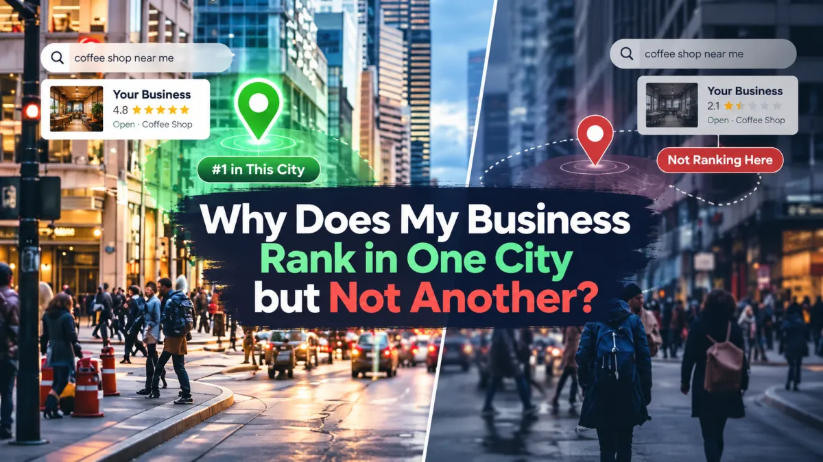 Why Does My Business Rank in One City but Not Another?