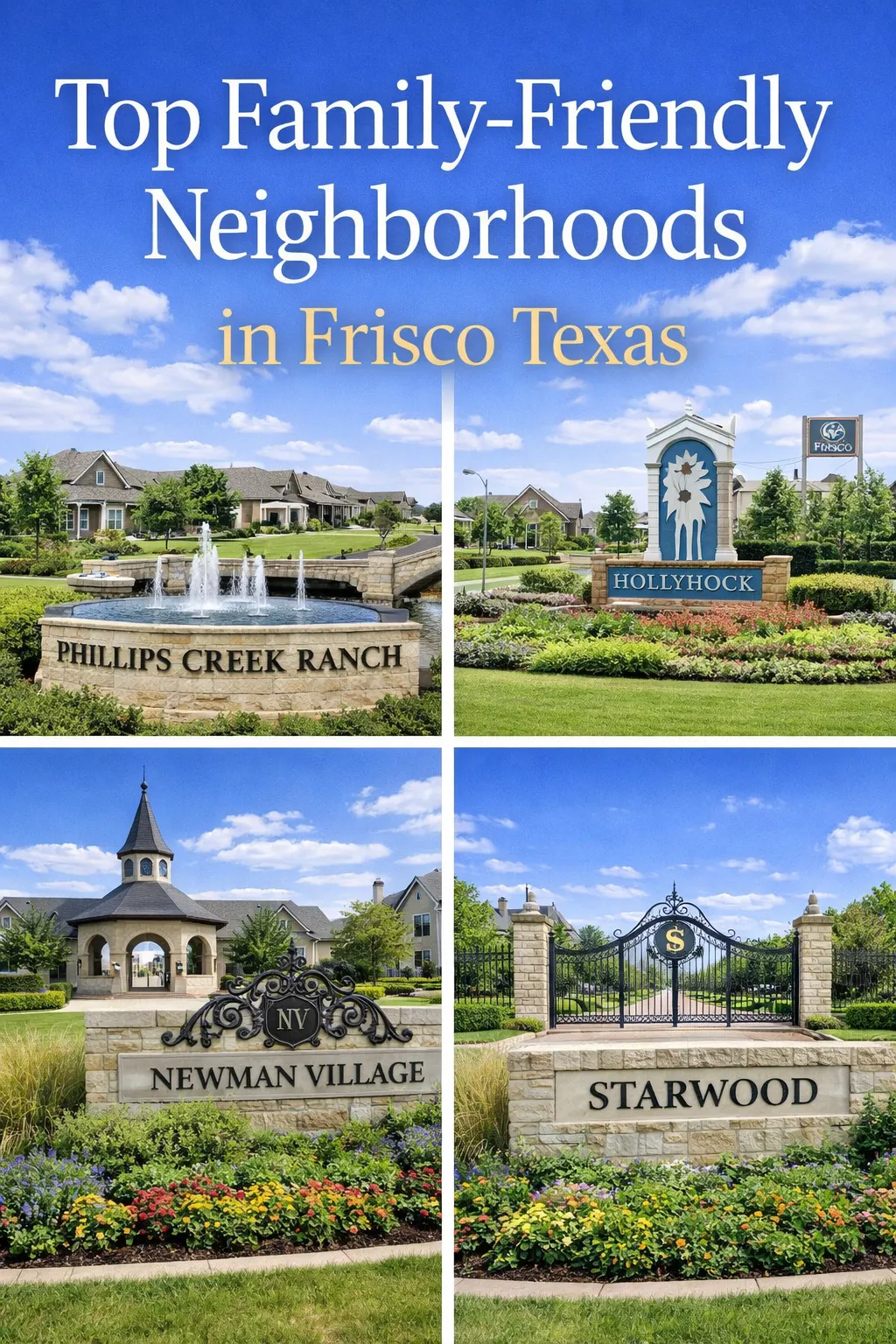 Top Family-Friendly Neighborhoods in Frisco Texas