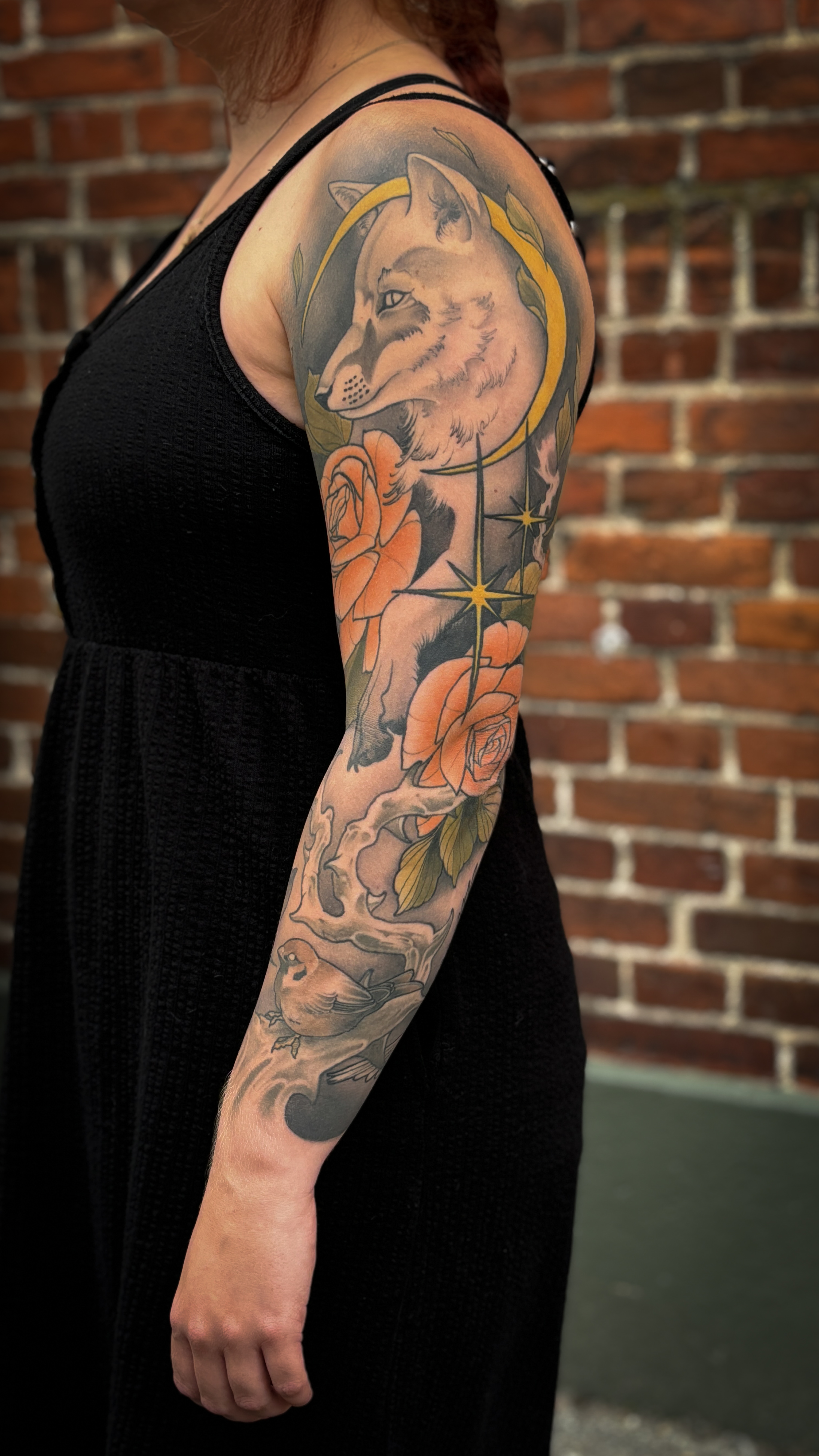 A sign that is on the side of a building