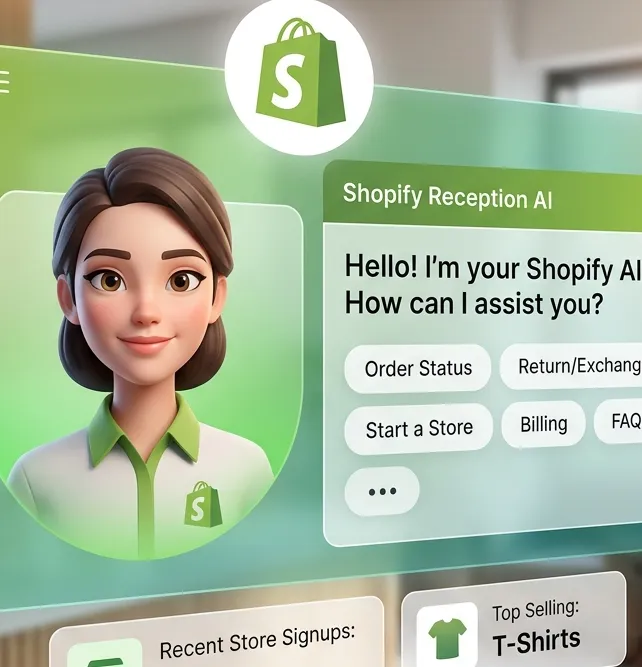 A specialized AI assistant for Shopify stores that provides real-time customer support