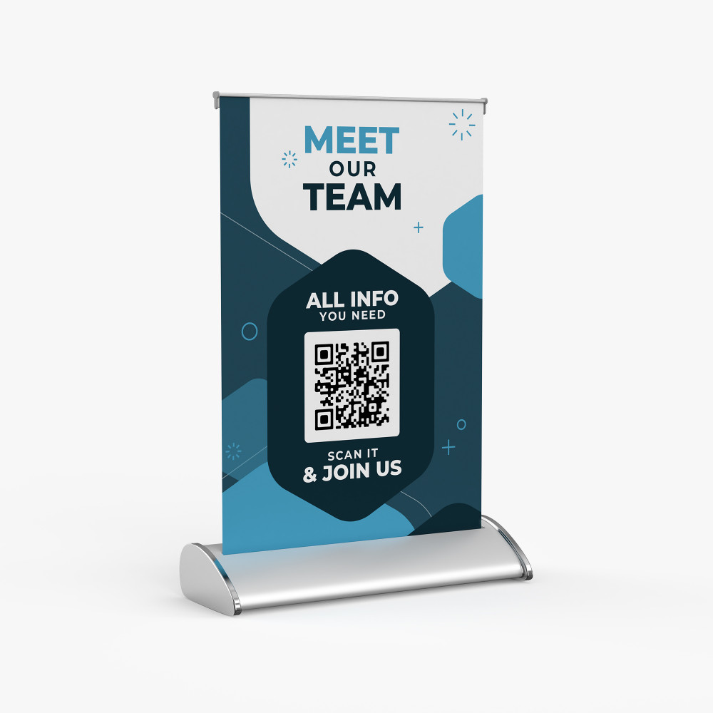 QR Code Booth Sign