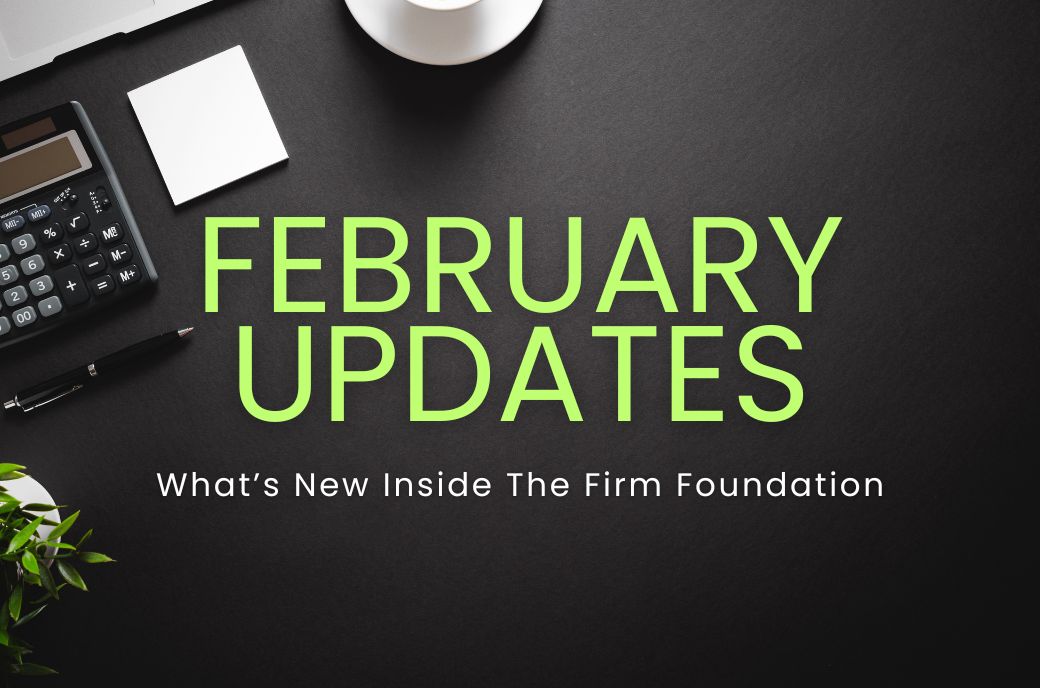 February Updates: Entities, Identity Crises, and the Occasional Tax Meltdown