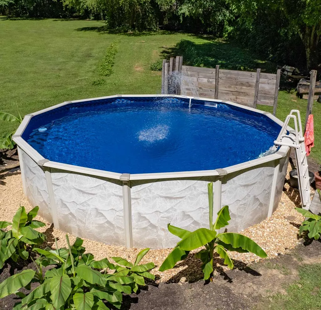 what to put underneath an above ground pool