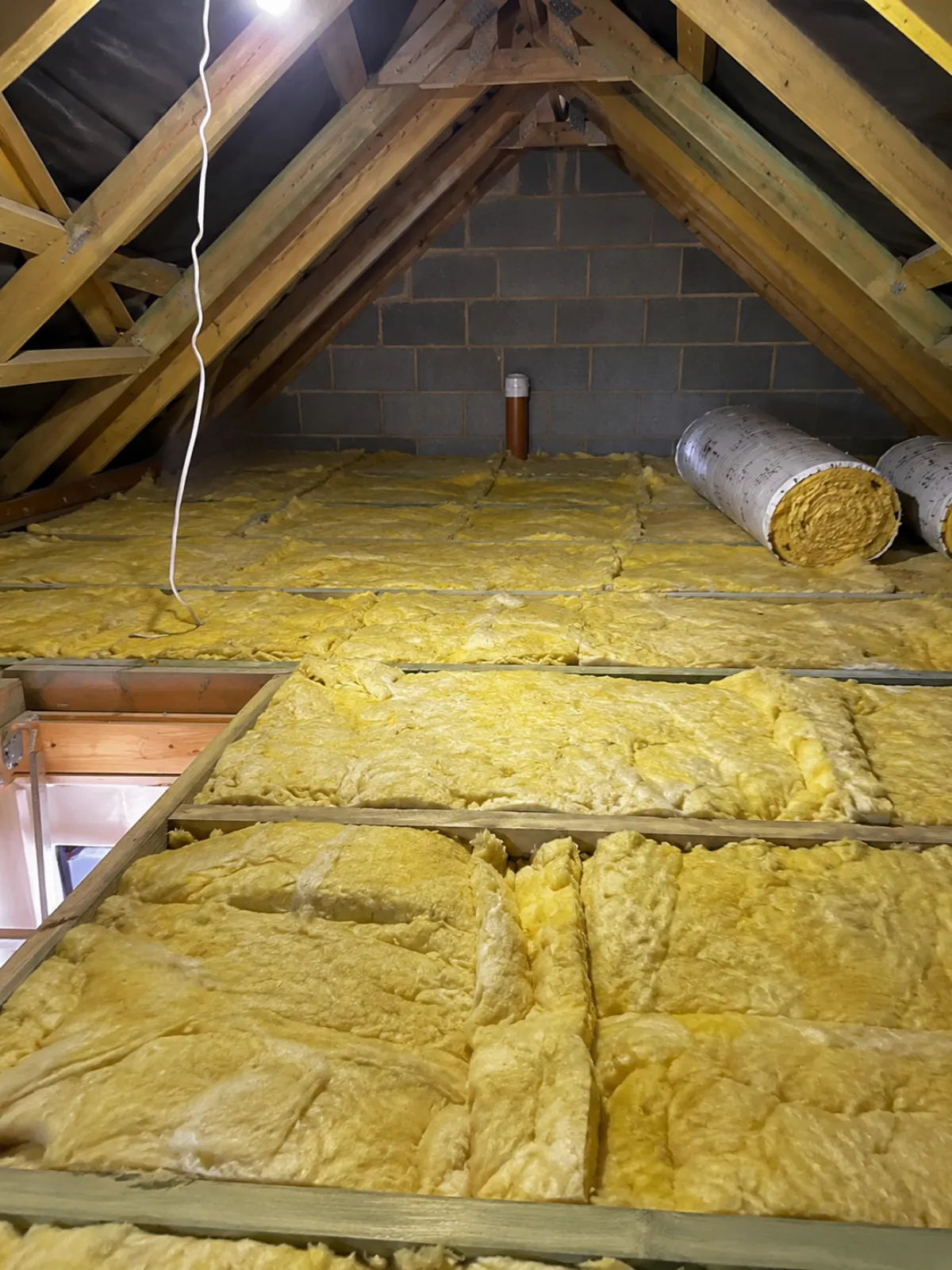  A loft insulation project we did in Pontypool