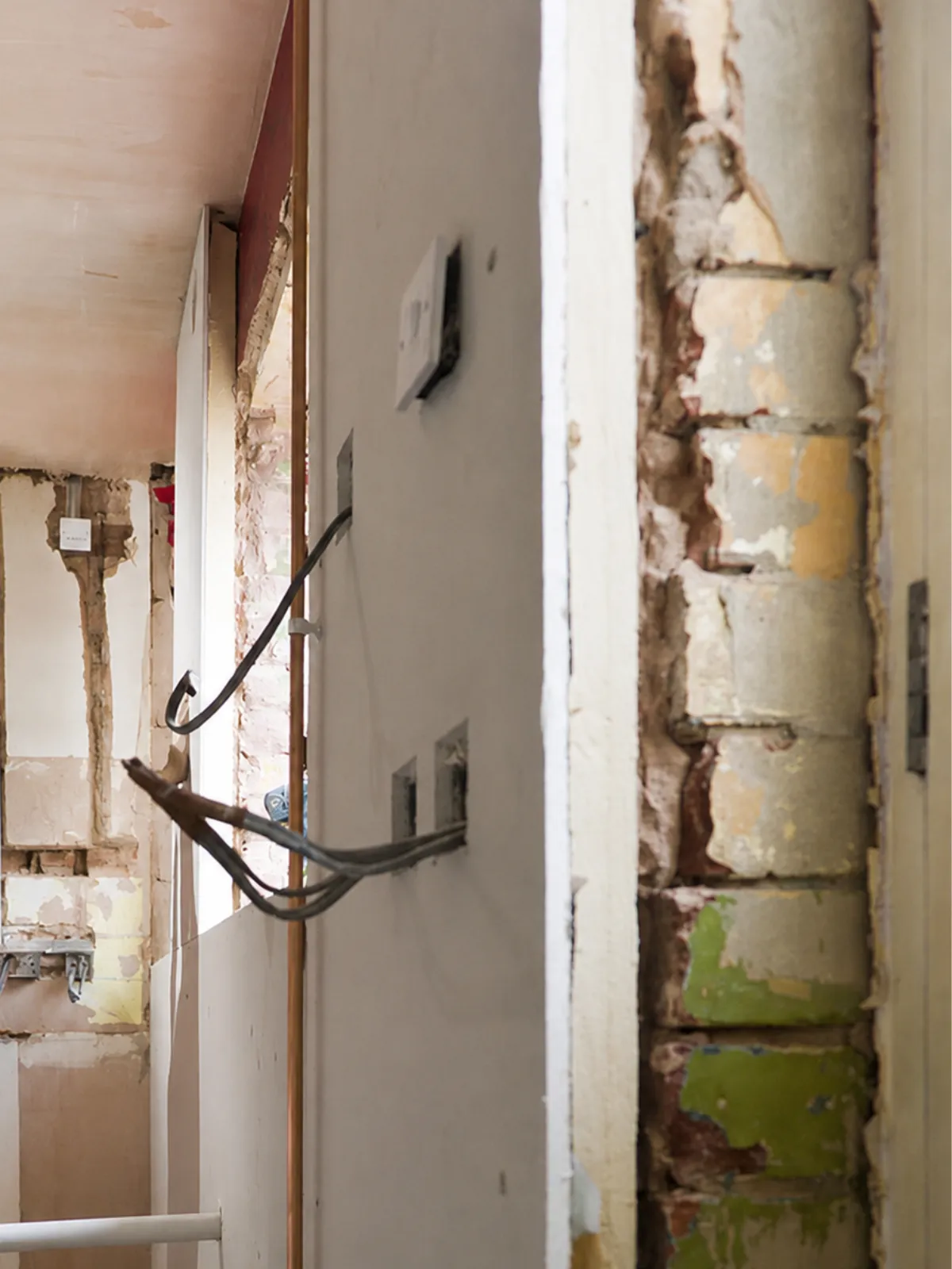 Internal wall insulation on a renovation project
