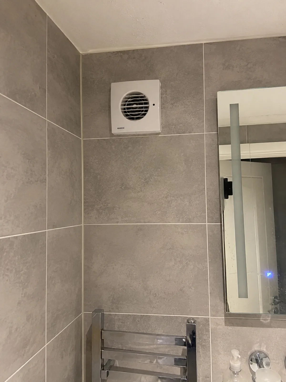  Bathroom ventilation for a customer in Pontypool