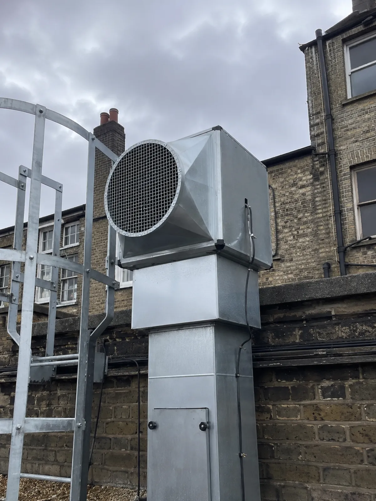  An office extractor fan that we installed