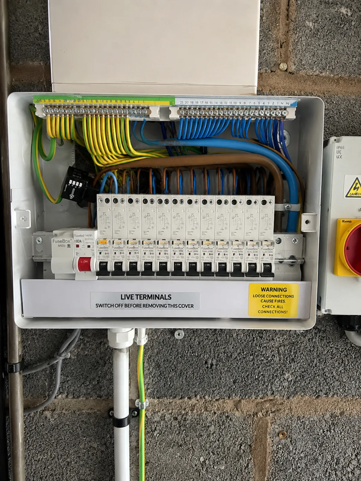 A new fuse board we installed in a house in Pontypool