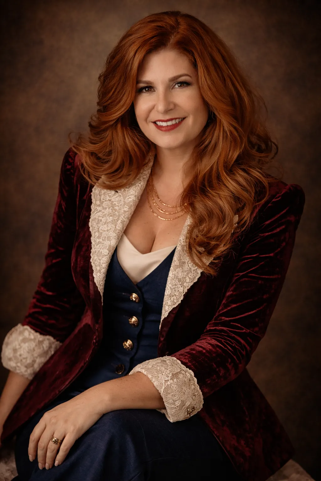Warm, sophisticated portrait of Eva Vennari, guide and facilitator