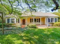 Multi-level wood deck on sloped yard in Armstrong Circle, Gastonia