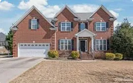 Spacious composite deck with dining area in Cramer Woods, Gastonia