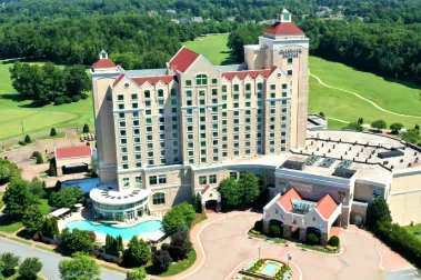 Composite multi-level deck with lighting in Grandover, Greensboro