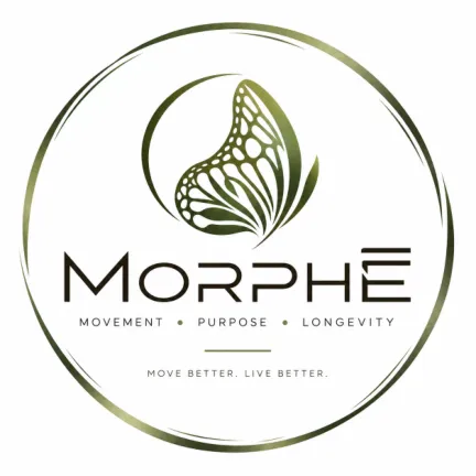Morphē butterfly logo - Movement, Purpose, Longevity